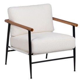 Armchair White Black 70 x 76 x 81 cm by BigBuy Home, Chairs - Ref: S8803399, Price: 238,70 €, Discount: %