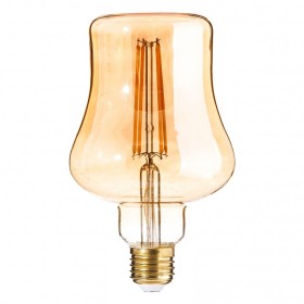 Lâmpada LED Dourado E27 6W 10 x 10 x 17 cm de BigBuy Tools, Lâmpadas LED - Ref: S8804233, Preço: 13,84 €, Desconto: %