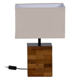 Desk lamp Brown Cream 60 W 220-240 V 35 x 18 x 51 cm by BigBuy Home, Bedside and Table Lamps - Ref: S8804470, Price: 49,39 €,...