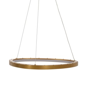 Candeeiro de teto Dourado Cristal Ferro 220-240 V 62 x 62 x 4 cm de BigBuy Home, Iluminação suspensa - Ref: S8804776, Preço: ...