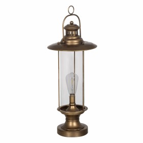 Lampada da tavolo Dorato Cristallo Ferro 40 W 27 x 27 x 58 cm di BigBuy Home, Lampade da tavolo e abat-jour - Rif: S8804989, ...