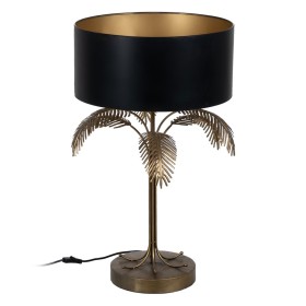 Desk lamp Black Golden 220 -240 V 45 x 45 x 76 cm by BigBuy Home, Bedside and Table Lamps - Ref: S8805027, Price: 91,77 €, Di...