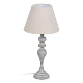 Desk lamp Beige Grey 60 W 220-240 V 25 x 25 x 50 cm by BigBuy Home, Bedside and Table Lamps - Ref: S8805139, Price: 28,02 €, ...