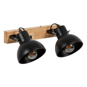 Wall Light Black Beige Wood Iron A 220-240 V 36 x 21 x 17 cm BigBuy Home - 1