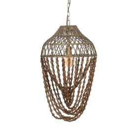 Lampadario Nero Naturale Ferro 220-240 V 88 x 17,5 x 65 cm | Tienda24 - Global Online Shop Tienda24.eu