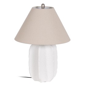 Lampe de bureau Blanc 60 W 220-240 V 45,5 x 45,5 x 59,5 cm de BigBuy Home, Lampes de chevet - Réf : S8805453, Prix : 75,24 €,...