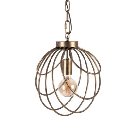 Ceiling Light Golden Iron 40 W 220-240 V 29 x 29 x 31 cm by BigBuy Home, Pendant Lights - Ref: S8805906, Price: 28,10 €, Disc...