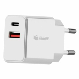 Wall Charger Qoltec 50766 Black | Tienda24 Tienda24.eu