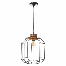 Suspension LÁMPARAS INDUSTRIALES Noir Naturel de BigBuy Home, Suspensions - Réf : S8806058, Prix : 30,01 €, Remise : %