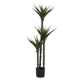 Decorative Plant Palm tree 20 x 70 x 20 cm Grey Cement Green Plastic (4 Units) | Tienda24 - Global Online Shop Tienda24.eu