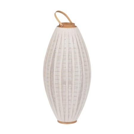 Lantern Beige Natural Bamboo Crystal 40 x 40 x 83 cm | Tienda24 - Global Online Shop Tienda24.eu