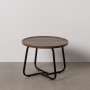 Centre Table Brown Black Iron MDF Wood 50 x 50 x 38 cm | Tienda24 - Global Online Shop Tienda24.eu