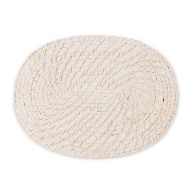 Sottopentola Bianco Bambù Rattan 40 x 30 x 0,5 cm di BigBuy Home, Tovagliette - Rif: S8806172, Prezzo: 11,46 €, Sconto: %