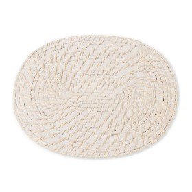 Sottopentola Bianco Bambù Rattan 40 x 30 x 0,5 cm di BigBuy Home, Tovagliette - Rif: S8806172, Prezzo: 11,46 €, Sconto: %