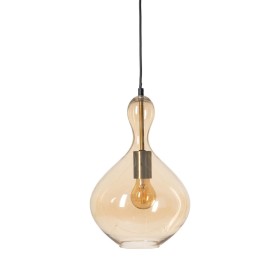 Candeeiro de teto Dourado Caramelo 60 W Ø 23 cm de BigBuy Home, Iluminação suspensa - Ref: S8806186, Preço: 57,86 €, Desconto: %