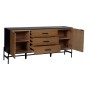 Credenza ORLEANS Nero Naturale Ferro Legno MDF 164 x 40 x 75 cm | Tienda24 - Global Online Shop Tienda24.eu