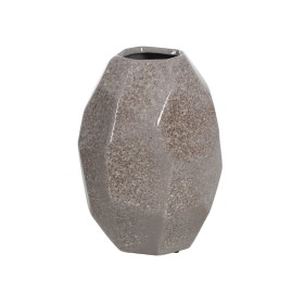 Vaso Cinzento Cerâmica 23 x 23 x 35 cm de BigBuy Home, Jarrões - Ref: S8806213, Preço: 34,98 €, Desconto: %