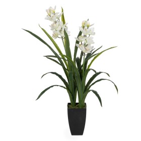 Plante décorative Polyester Polyéthylène Fer Fleur 9,5 x 9,5 x 29 cm | Tienda24 - Global Online Shop Tienda24.eu