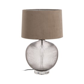 Lampada da tavolo Beige Poliestere Metallo Cristallo 60 W 220-240 V 43 x 43 x 66 cm di BigBuy Home, Lampade da tavolo e abat-...