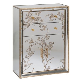 Sideboard CHLOE Golden Mirror Crystal MDF Wood 80 x 40 x 108 cm by BigBuy Home, Sideboards - Ref: S8806282, Price: 519,24 €, ...