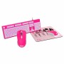 Tastatur und Gaming Maus Krom KANDY BARBIE Rosa QWERTY | Tienda24 Tienda24.eu