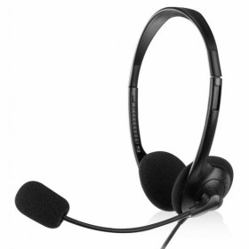 Headphones with Microphone GEMBIRD BHP-LED-02-W | Tienda24 Tienda24.eu