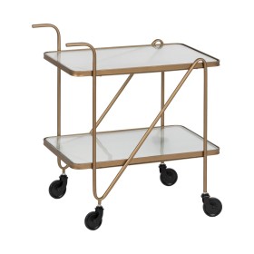 Kitchen Trolley DKD Home Decor Golden Metal Acrylic (50 x 50 x 80 cm) | Tienda24 - Global Online Shop Tienda24.eu