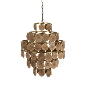 Candeeiro de teto Dourado Natural 40 W de BigBuy Home, Iluminação suspensa - Ref: S8806310, Preço: 172,85 €, Desconto: %