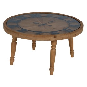 Mesa de Centro Alexandra House Living Castanho Madeira Ferro 80 x 50 x 80 cm | Tienda24 - Global Online Shop Tienda24.eu