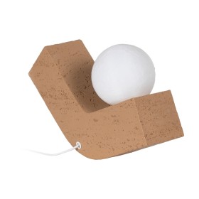 Lampe de bureau Home ESPRIT Blanc Beige Céramique 50 W 220 V 43,5 x 43,5 x 61 cm | Tienda24 - Global Online Shop Tienda24.eu