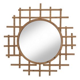 Miroir mural Naturel 55 x 1,5 x 55 cm | Tienda24 - Global Online Shop Tienda24.eu