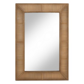 Wall mirror Natural 66 x 3,5 x 95 cm by BigBuy Home, Wall-Mounted Mirrors - Ref: S8806364, Price: 123,86 €, Discount: %