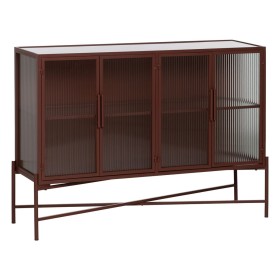 Aparador Teja Cristal Hierro 120 x 35 x 85 cm de BigBuy Home, Armarios y aparadores - Ref: S8806373, Precio: 455,88 €, Descue...