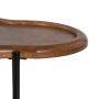 Centre Table Black Natural Crystal Iron Rubber wood 89 x 50 x 40 cm (2 Units) | Tienda24 - Global Online Shop Tienda24.eu