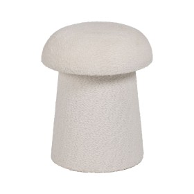 Puff Blanco Madera MDF 35 x 35 x 42 cm de BigBuy Home, Puffs - Ref: S8806397, Precio: 66,60 €, Descuento: %