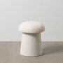 Pouffe White MDF Wood 35 x 35 x 42 cm | Tienda24 - Global Online Shop Tienda24.eu