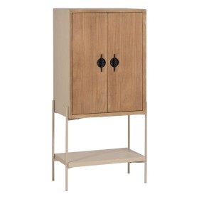 Buffet AIKO Crème Naturel Fer Bois MDF 70 x 40 x 172 cm de BigBuy Home, Buffets, crédences et vaisseliers - Réf : S8806411, P...