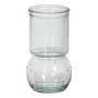 Vase verre recyclé 9,5 x 9,5 x 17 cm | Tienda24 - Global Online Shop Tienda24.eu