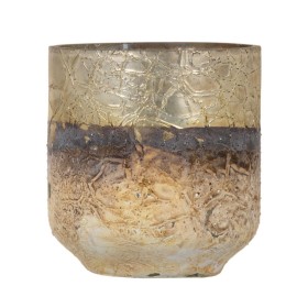 Vase Streifen Grau aus Keramik 26 x 49 x 26 cm | Tienda24 - Global Online Shop Tienda24.eu