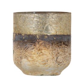 Vase Braun Kristall 18 x 18 x 25,5 cm | Tienda24 - Global Online Shop Tienda24.eu