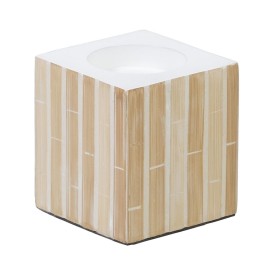 Kerzenleuchter Weiß natürlich Eisen Mango-Holz 14 x 14 x 45,72 cm | Tienda24 - Global Online Shop Tienda24.eu