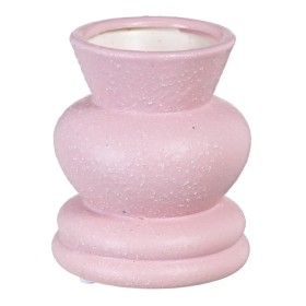 Vaso Cor de Rosa Cerâmica 10,5 x 10,5 x 13 cm de BigBuy Home, Jarrões - Ref: S8806505, Preço: 8,03 €, Desconto: %