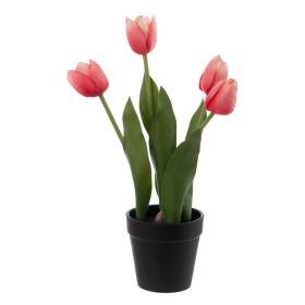 Plante décorative Polyester Polyéthylène Fer 11 x 11 x 31 cm de BigBuy Home, Plantes artificielles - Réf : S8806554, Prix : 7...