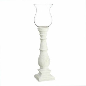 Bougeoir Home ESPRIT Vert Crème Pêche Verre 12,5 x 12,5 x 9,5 cm (3 Unités) | Tienda24 - Global Online Shop Tienda24.eu