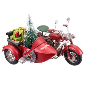 Adorno Navideño Rojo Multicolor Sidecar 19 x 14 x 13 cm de BigBuy Home, Navidad - Ref: S8806584, Precio: 28,82 €, Descuento: %