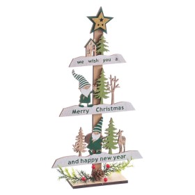 Árbol de Navidad Multicolor 20 x 6,5 x 37,5 cm de BigBuy Home, Navidad - Ref: S8806585, Precio: 9,05 €, Descuento: %