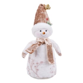 Bonhomme de Neige Blanc 6 x 6 x 25 cm de BigBuy Home, Noël - Réf : S8806593, Prix : 6,63 €, Remise : %