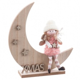 Figur natürlich 20 x 5 x 22 cm von BigBuy Home, Weihnachten - Ref: S8806596, Preis: 9,05 €, Rabatt: %