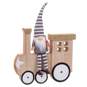 Figura Multicolor Tren 17,5 x 2 x 18 cm de BigBuy Home, Navidad - Ref: S8806609, Precio: 7,84 €, Descuento: %