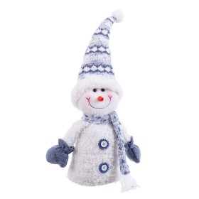 Muñeco de Nieve Blanco 21 X 11 X 30 CM de BigBuy Home, Navidad - Ref: S8806623, Precio: 11,66 €, Descuento: %